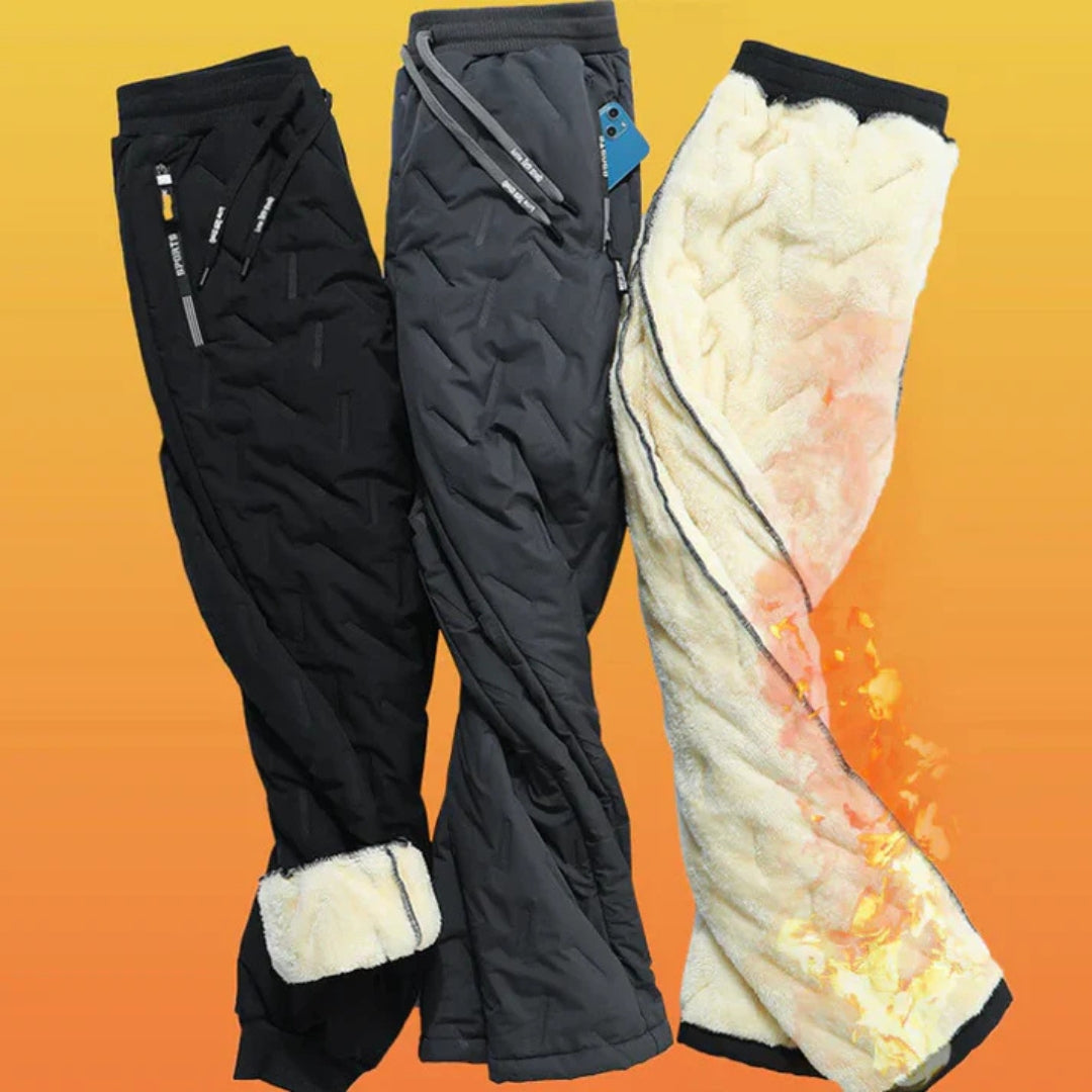 Thermal Winter Trousers – Waterproof, Fleece-Lined and Windproof