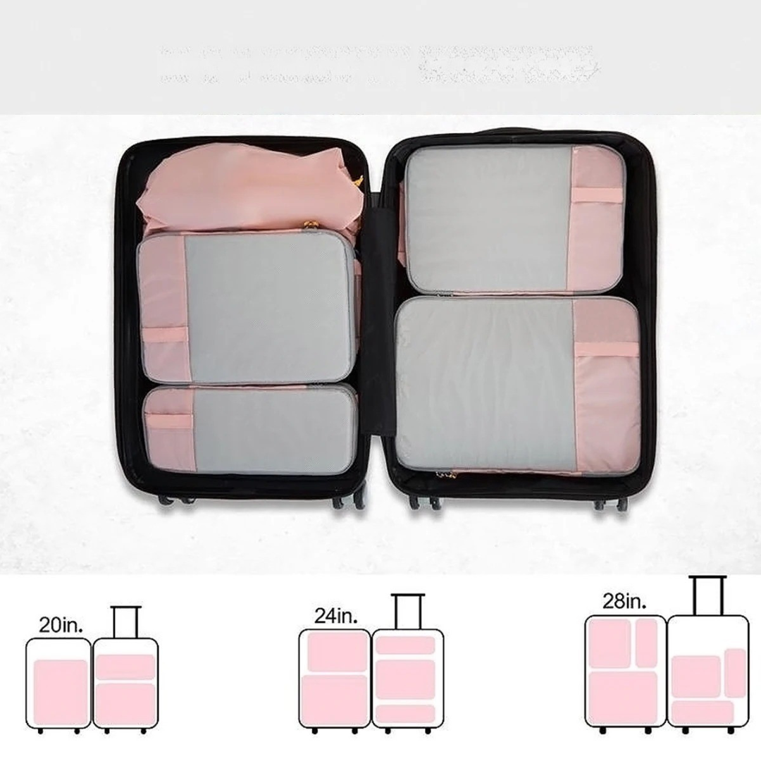 Thrives Outdoor | Packivia Six Piece Packing Cube Set
