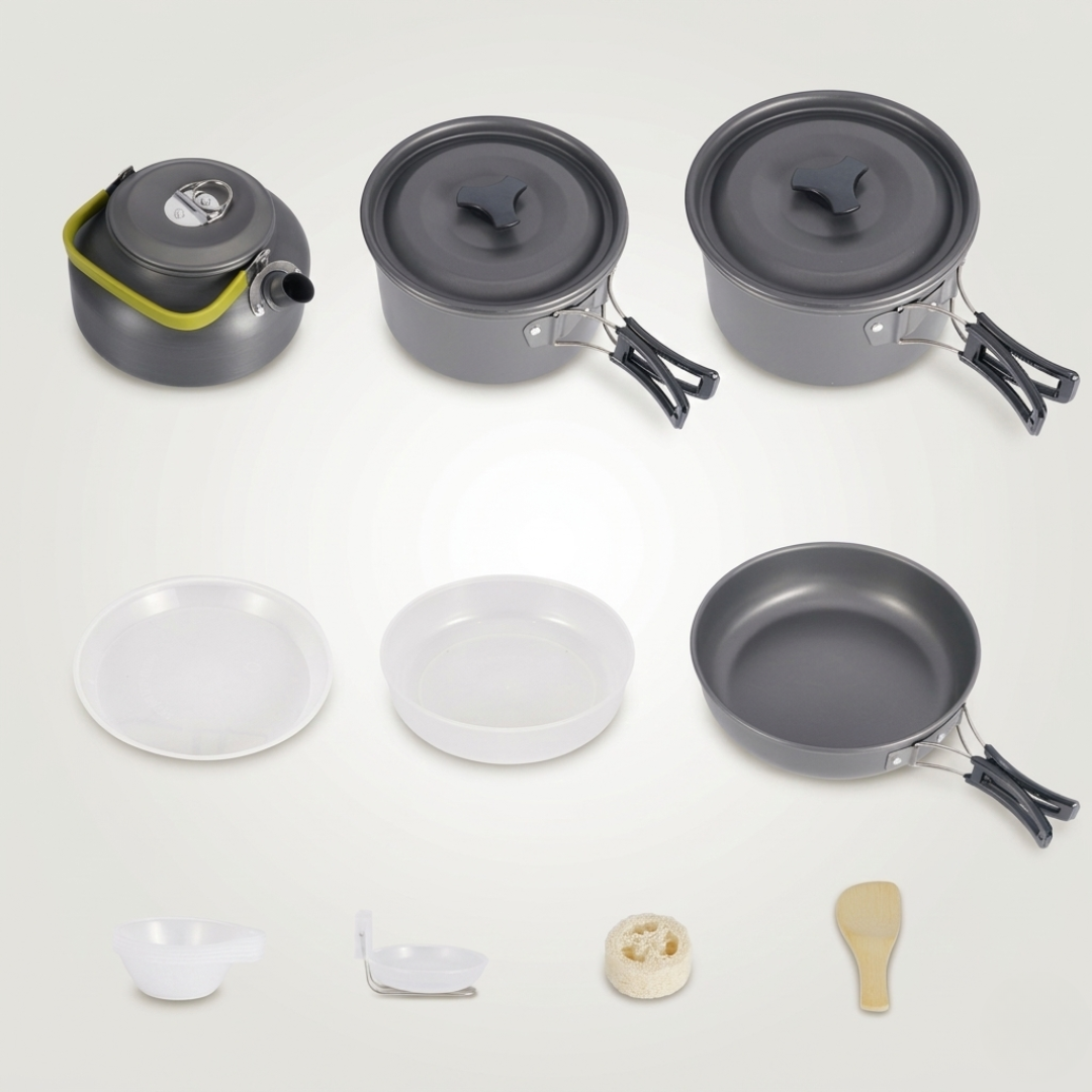 Lightweight Camping Cookware Set | Portable Cooking Gear