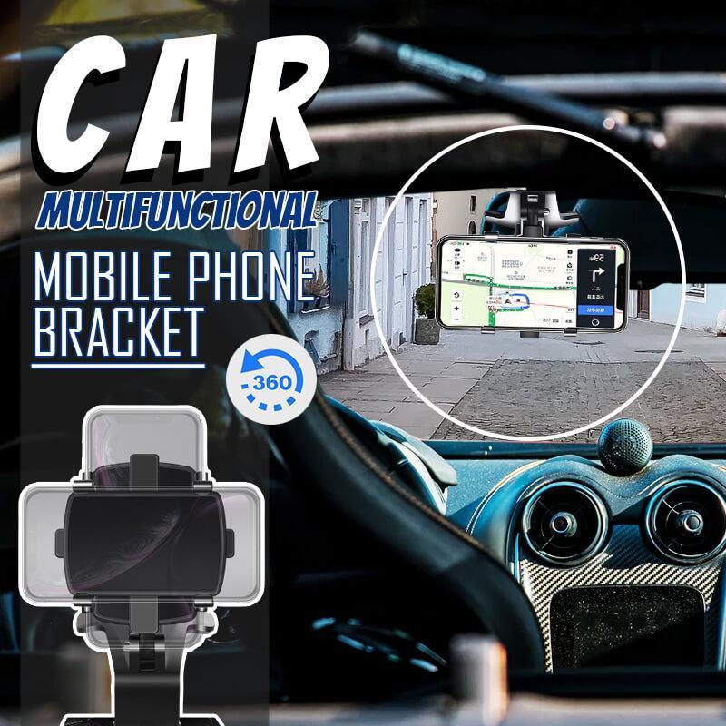 Multifunctional Phone Holder, 360° Rotatable for Car