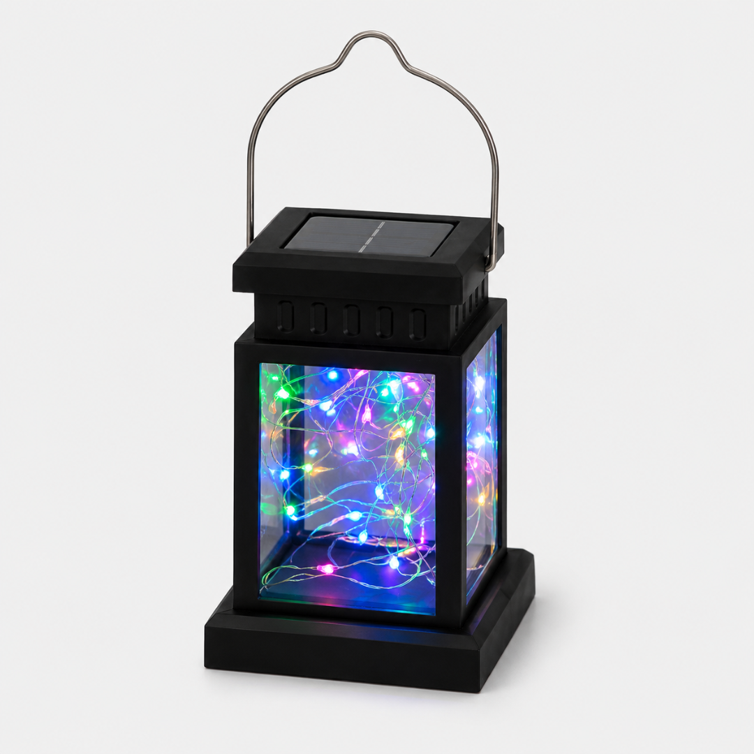 Thrives Outdoor | Solantique Solar-Powered Decorative Garden Lantern
