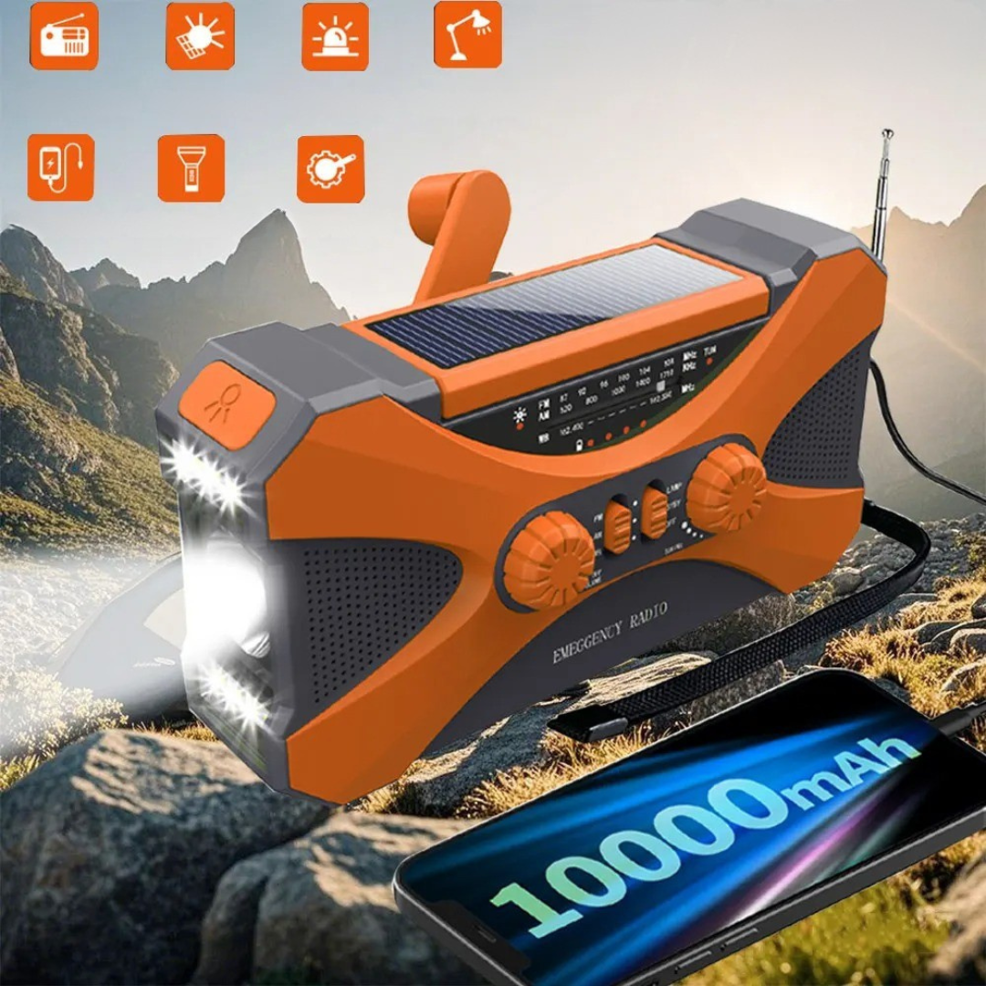 Thrives Outdoor | Solivox Solar Crank Emergency Radio