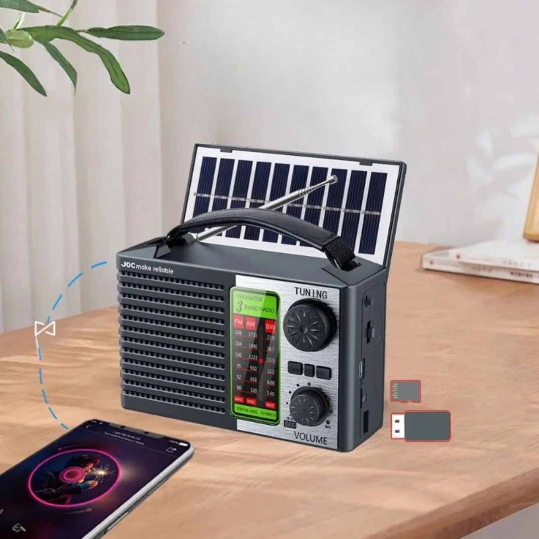 Thrives Outdoor | Radiantro Portable Solar Rechargeable Radio