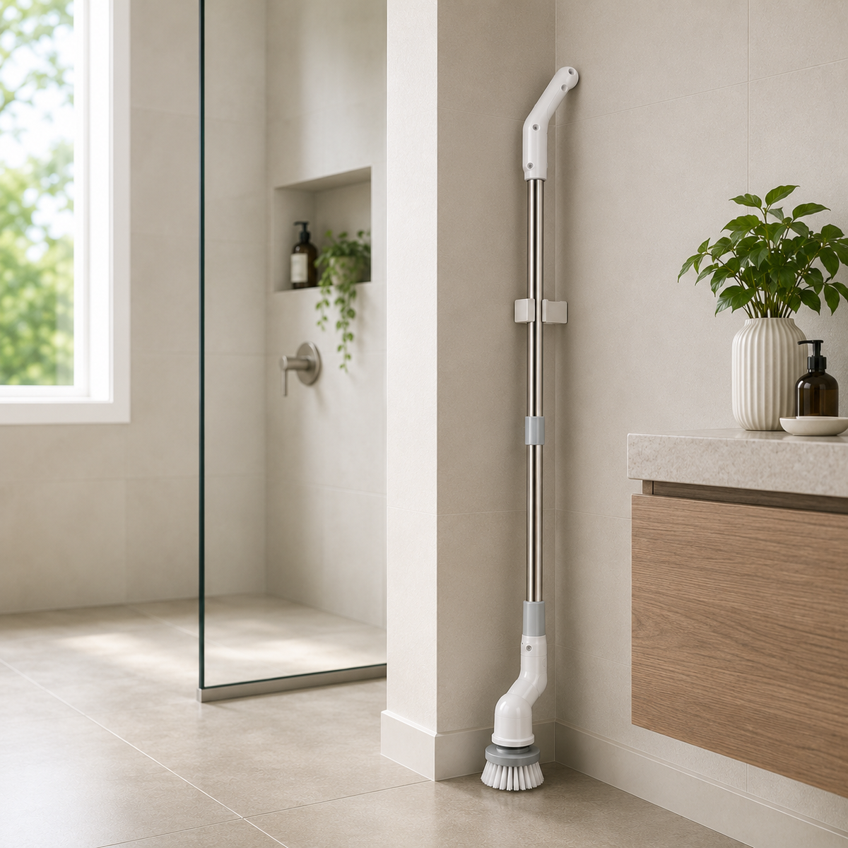 9-in-1 Extendable Bathroom Scrubber