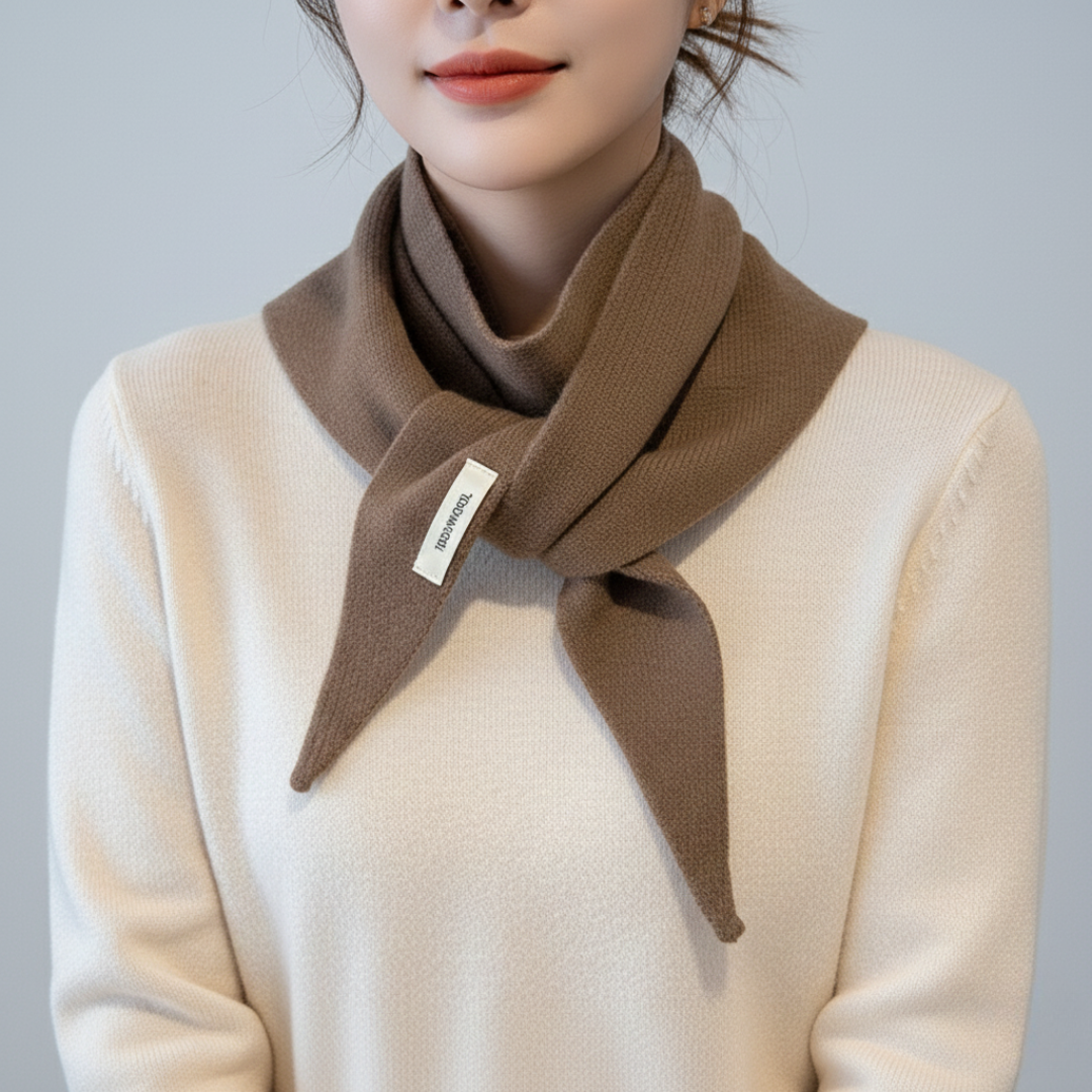 Thrives Outdoor | Wool Knit Triangular Scarf