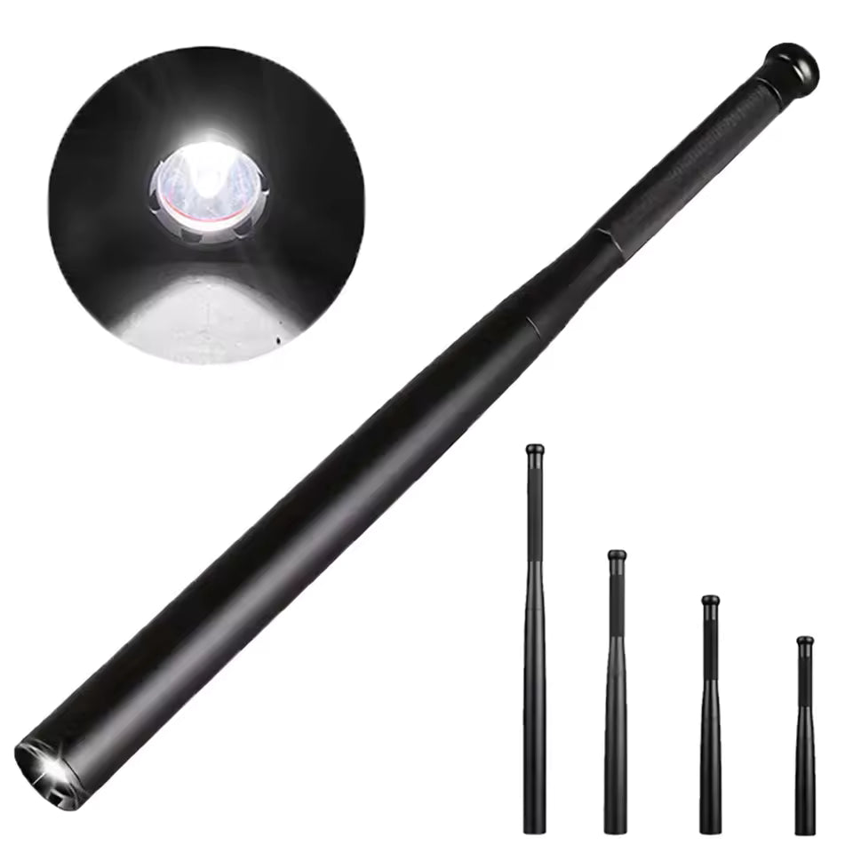 2-in-1 Aluminium Baseball Bat and Detachable Flashlight