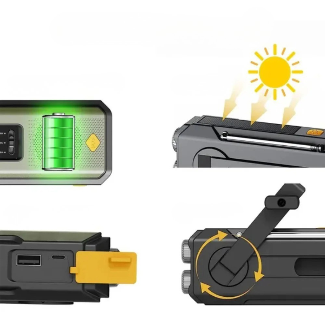Thrives Outdoor | AleraPulse Multifunctional Emergency Radio