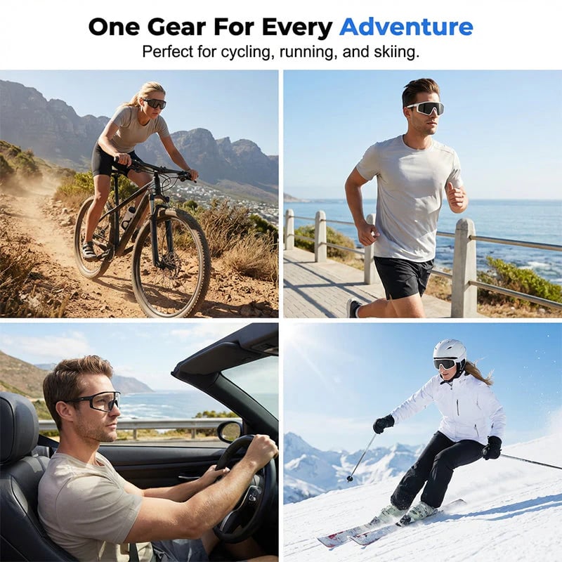 Photochromic Cycling Sunglasses – Instantly Adapt to Light Changes