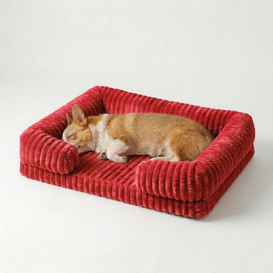 Thrives Outdoor | Slumbrex Dog Bed Sofa-Style with PP Cotton Filling