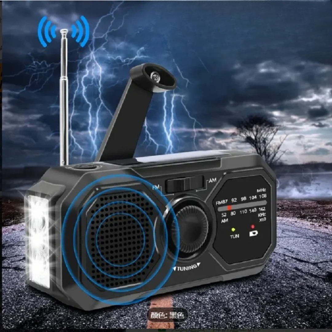 Thrives Outdoor | Auralight Portable Solar Crank Radio