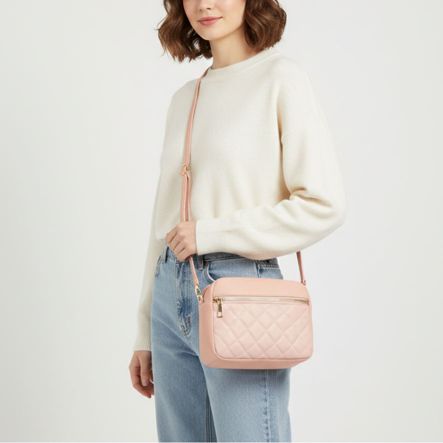 Thrives Outdoor | Soft Split Leather Crossbody Bag