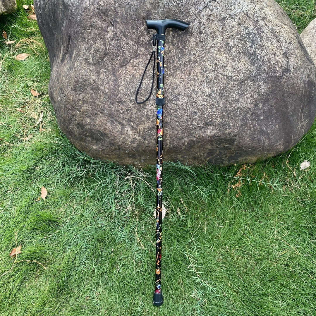 Thrives Outdoor | TrailFlora Adjustable Foldable Walking Stick