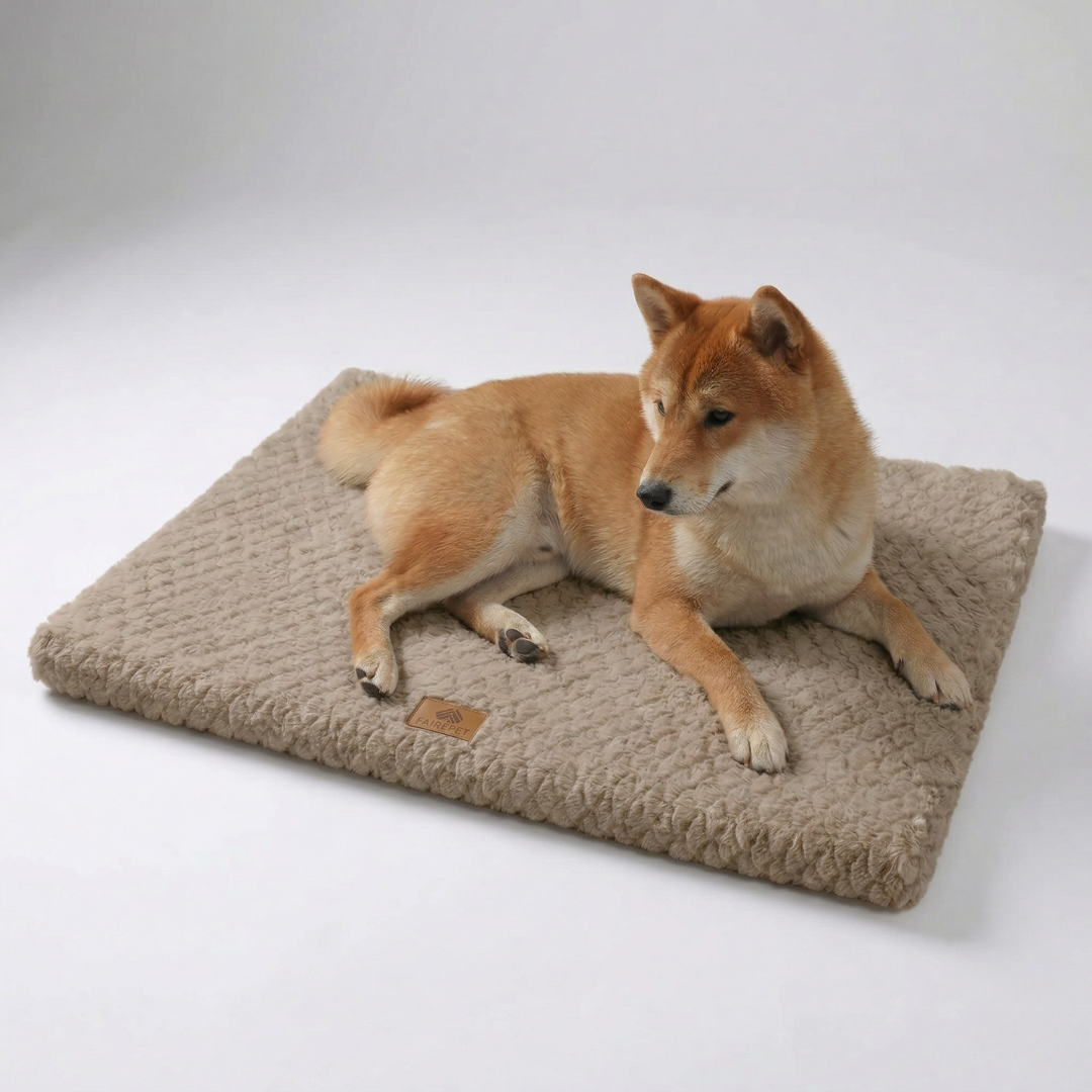 Thrives Outdoor | Pawloft Flat Orthopedic Dog Mat With Foam Base