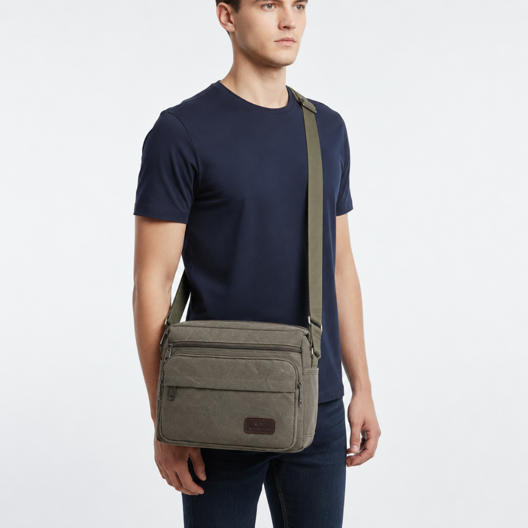 Thrives Outdoor | Canvas Crossbody Messenger Bag