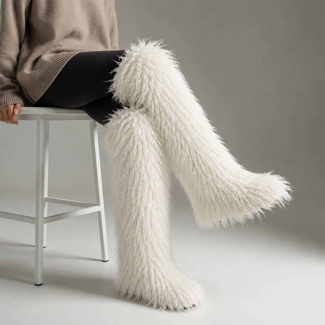 Thrives Outdoor | Flarielle Over The Knee Fur Boots