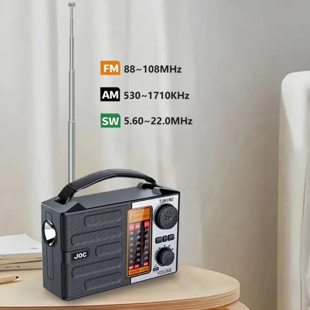 Thrives Outdoor | Radiantro Portable Solar Rechargeable Radio