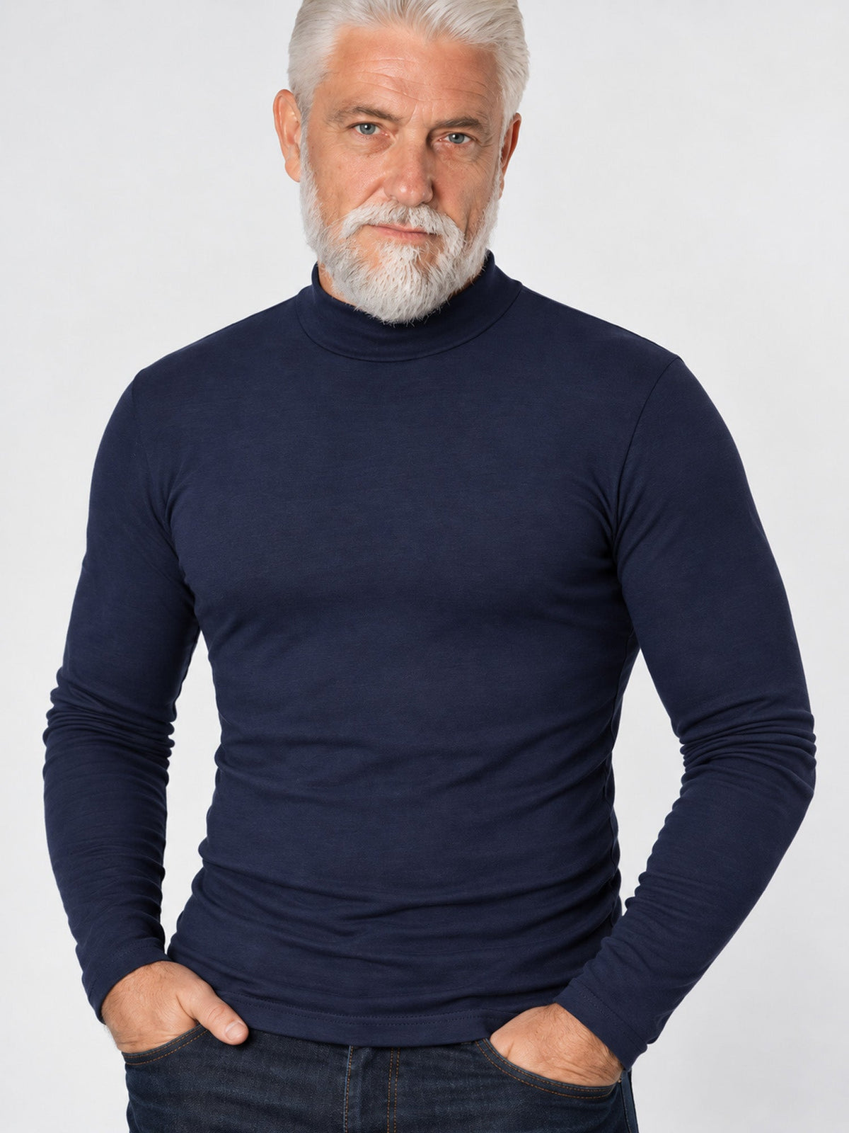 Men's Slim-Fit Turtleneck Top