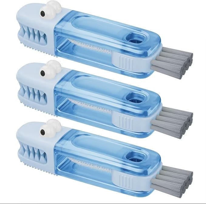 3-in-1 Crocodile Brush Deep Cleaning for Narrow Cup Lids & Tableware Gaps