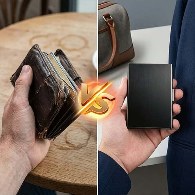 Secure 10-Slot RFID Protection Card Holder