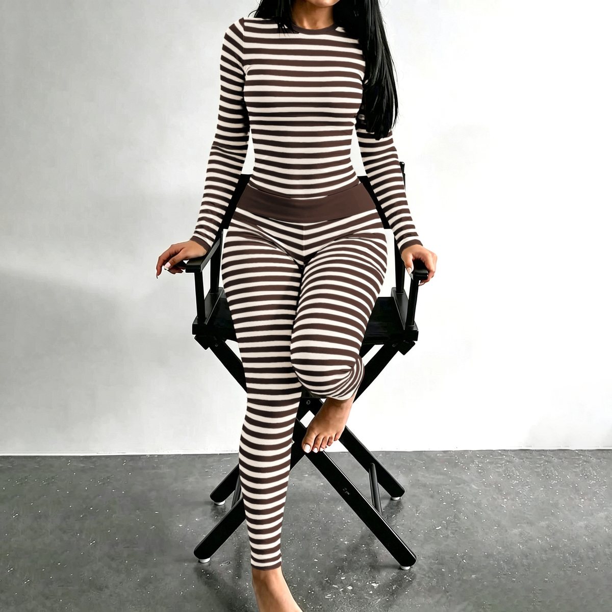 Sofia Striped Fit Set