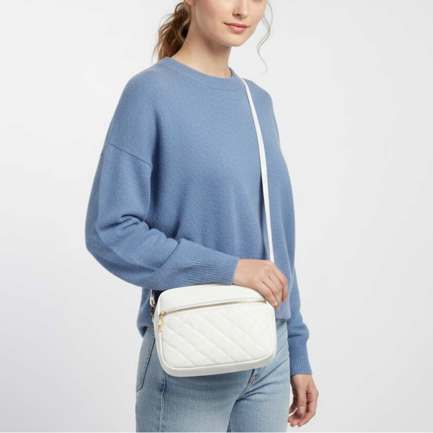 Thrives Outdoor | Soft Split Leather Crossbody Bag