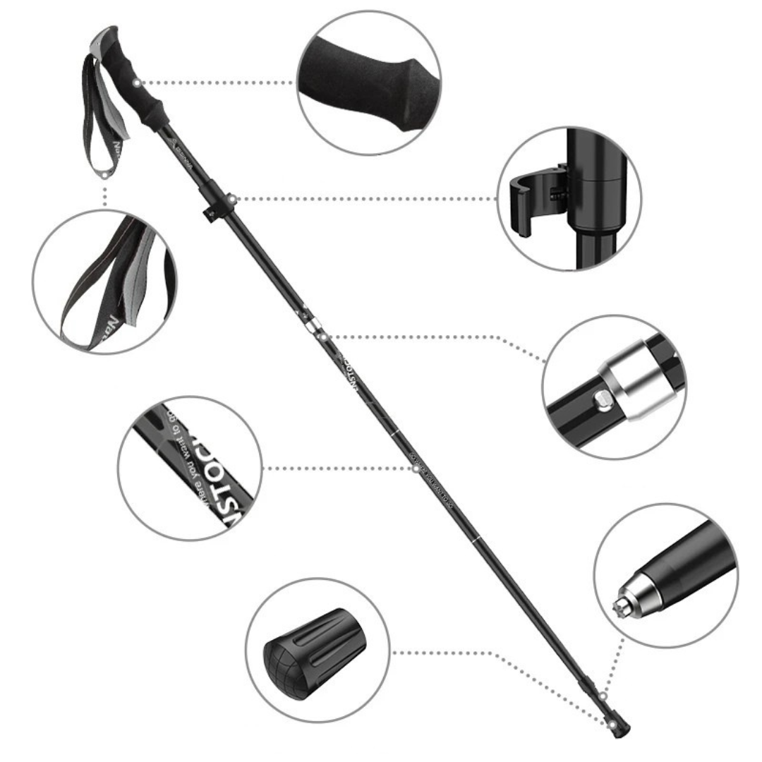 Thrives Outdoor | TrailVero Ultralight Folding Trekking Poles