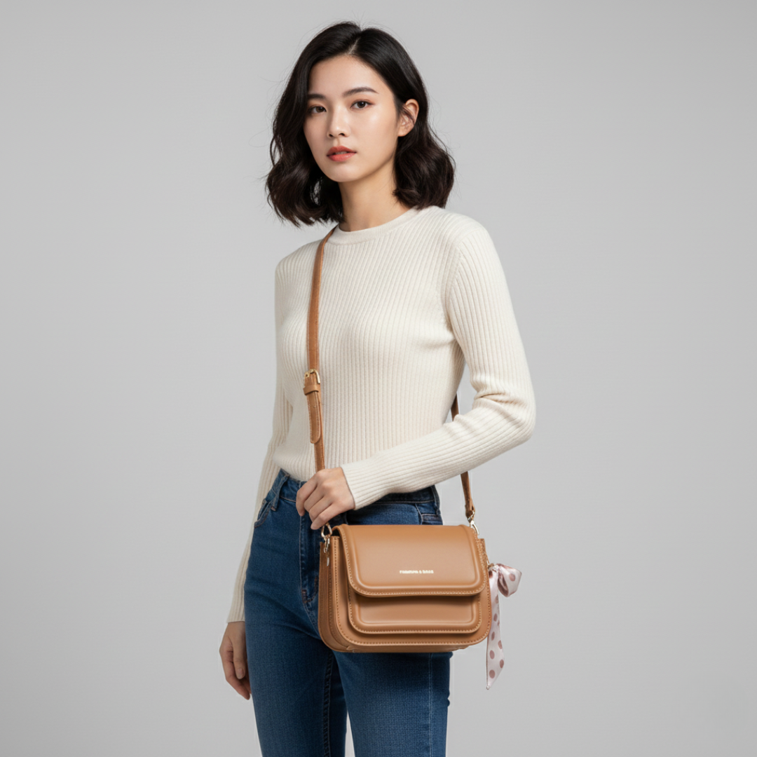 Thrives Outdoor | Small Square PU Shoulder Bag