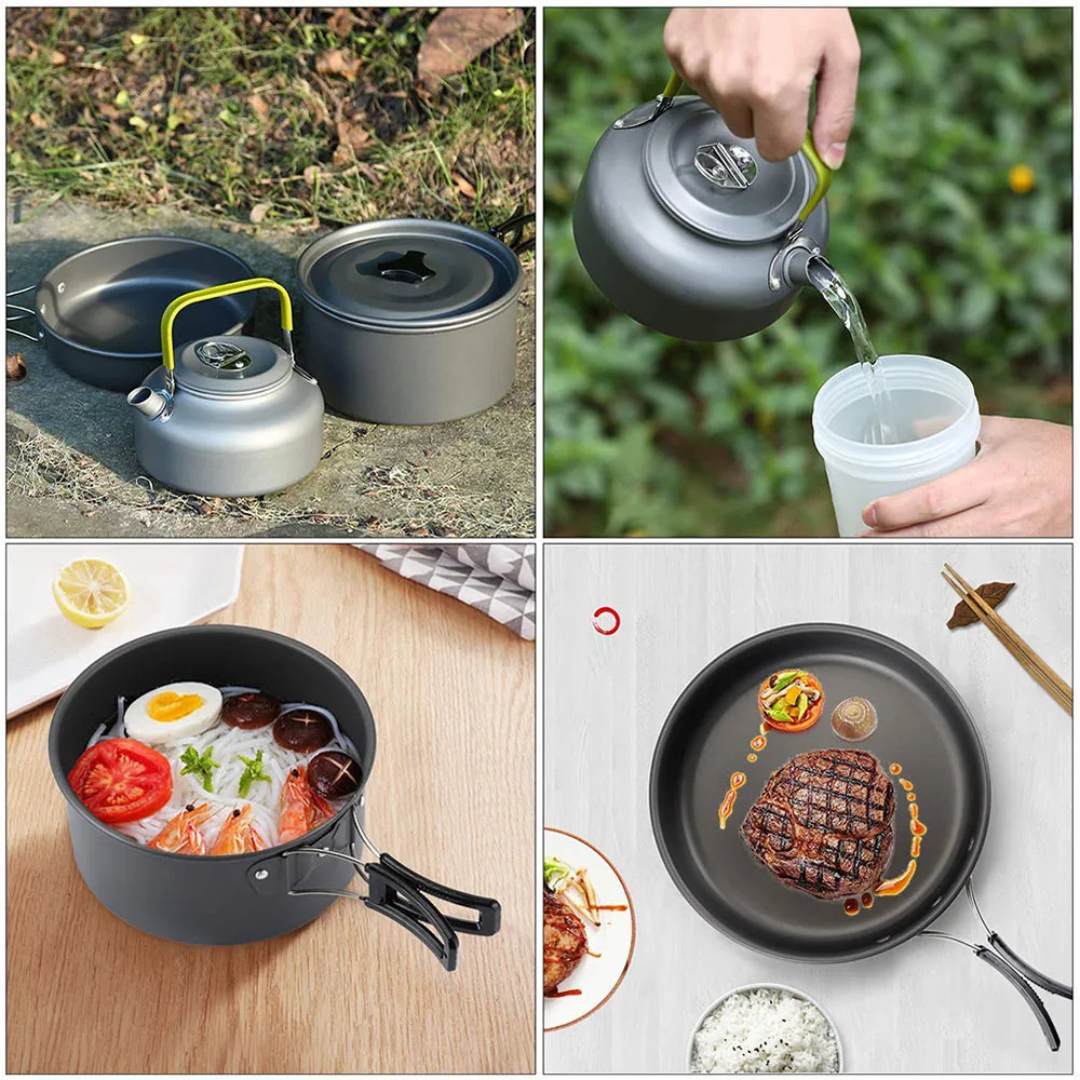 Lightweight Camping Cookware Set | Portable Cooking Gear