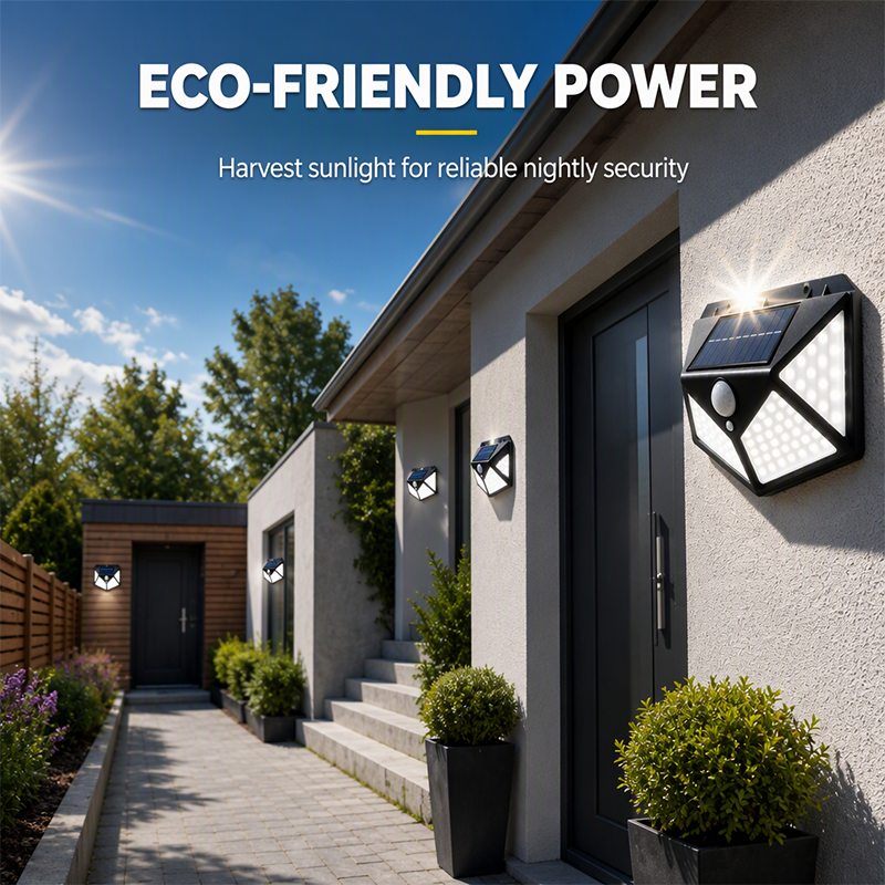 Motion Sensor Solar Lights – Bright Outdoor Lighting, Light Up Paths, Gardens & Driveways Automatically