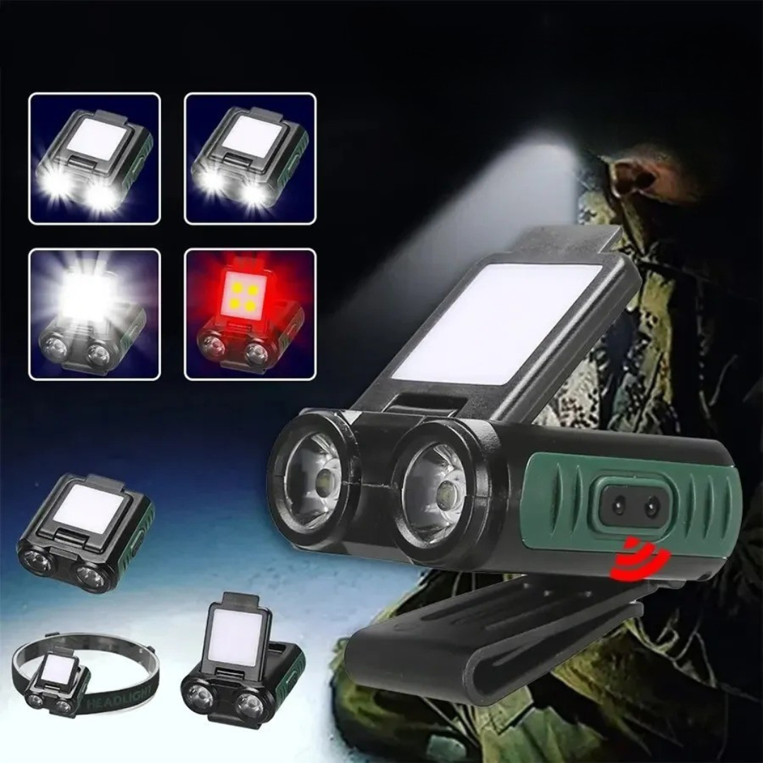 Thrives Outdoor | Luminexy Rechargeable COB Clip Headlamp