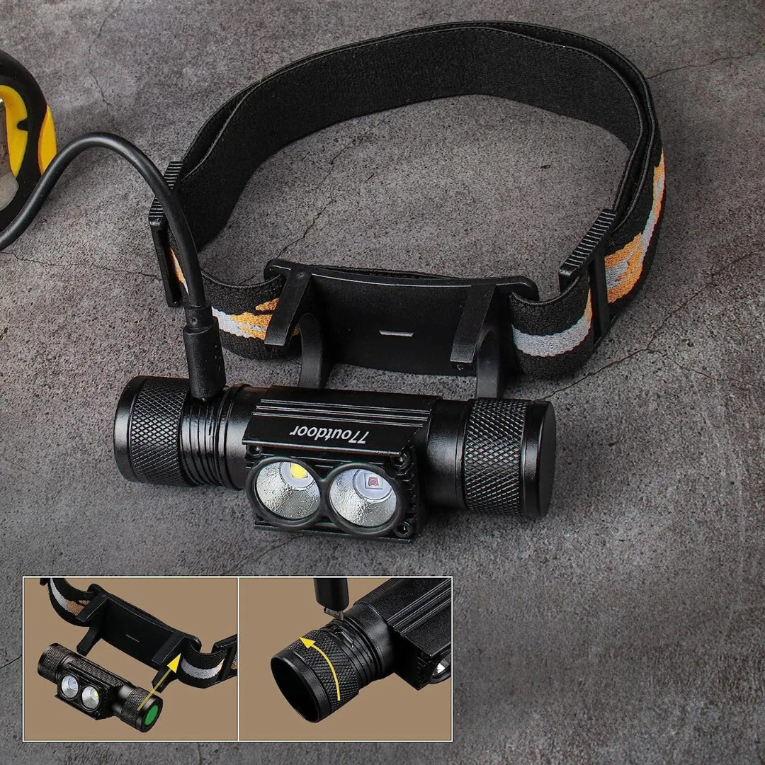 Thrives Outdoor | Vigilaro Rechargeable LED Headlamp