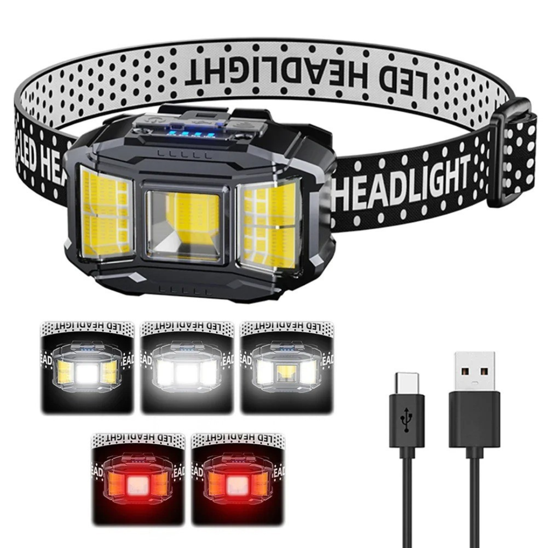 Thrives Outdoor | NightVanta Rechargeable COB LED Headlamp
