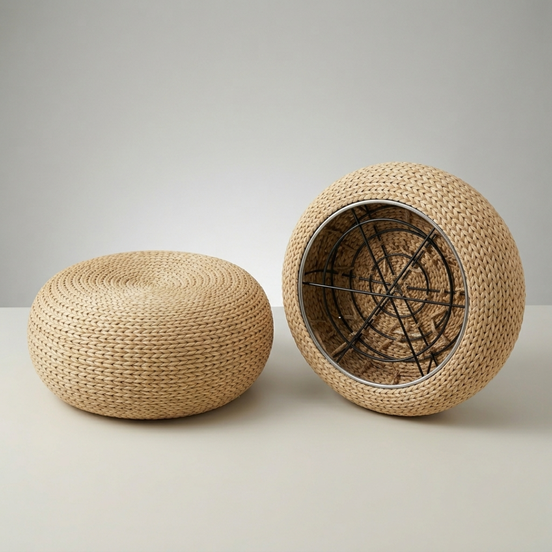 Thrives Outdoor | Tatamiq Hand Woven Round Seat Pad