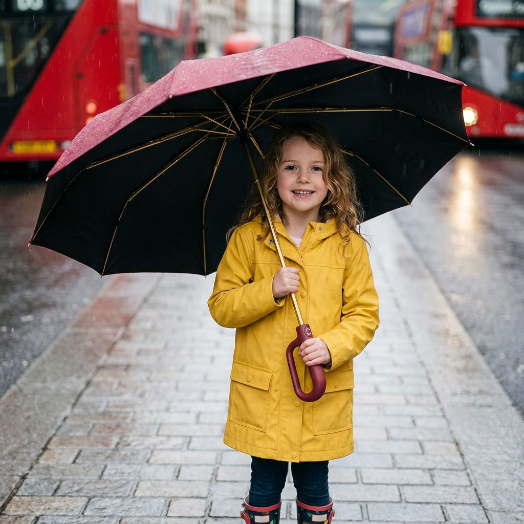 Premium Automatic Folding Umbrella for Sun & Rain – Compact & Windproof