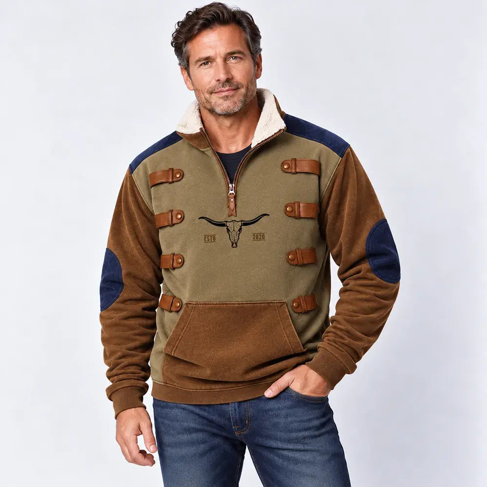 Modern Men's Long Sleeve T-Shirt with 3D Print for Autumn/Winter