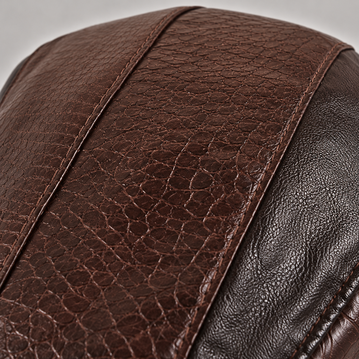 Classic Leather Flat Cap