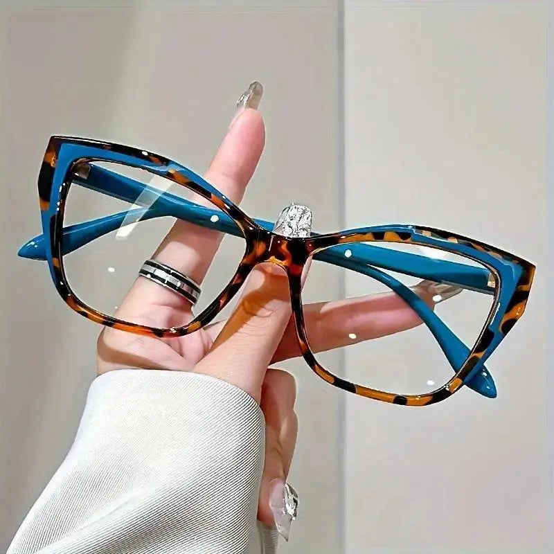Women's Elegant Cat-Eye Metal Frame Reading Glasses