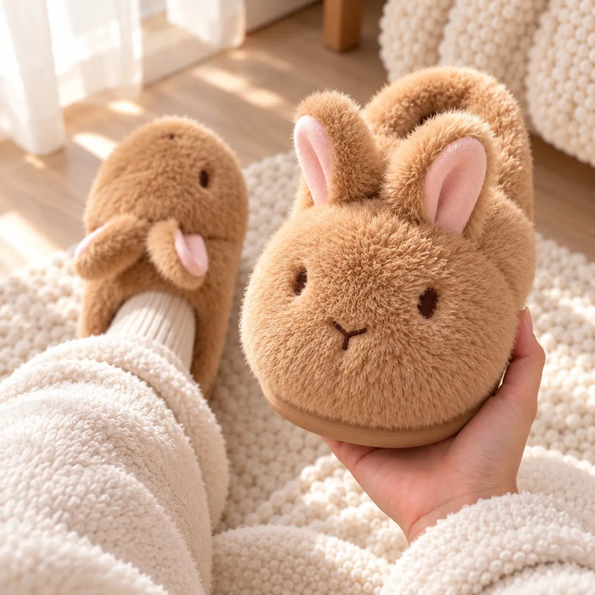Poppy Plush Slippers
