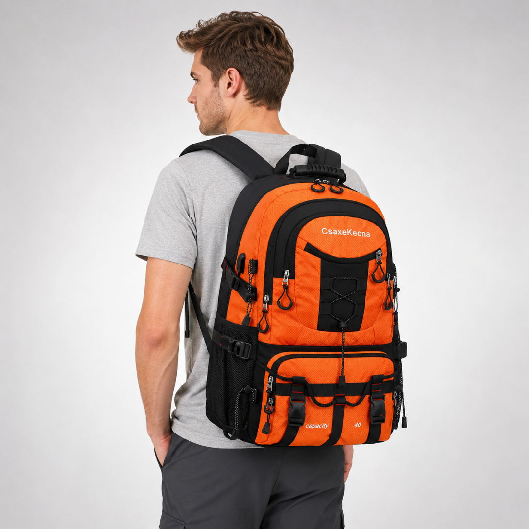 Thrives Outdoor | BergTrail Pro 40L Hiking Backpack with USB Charging