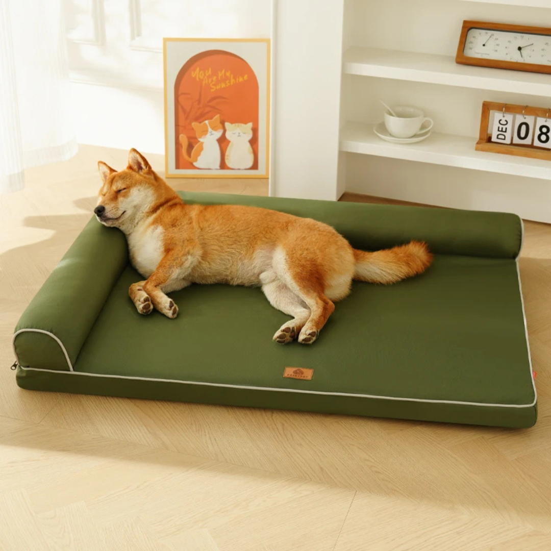 Thrives Outdoor | Barkrest L-Shaped Orthopaedic Dog Sofa Bed