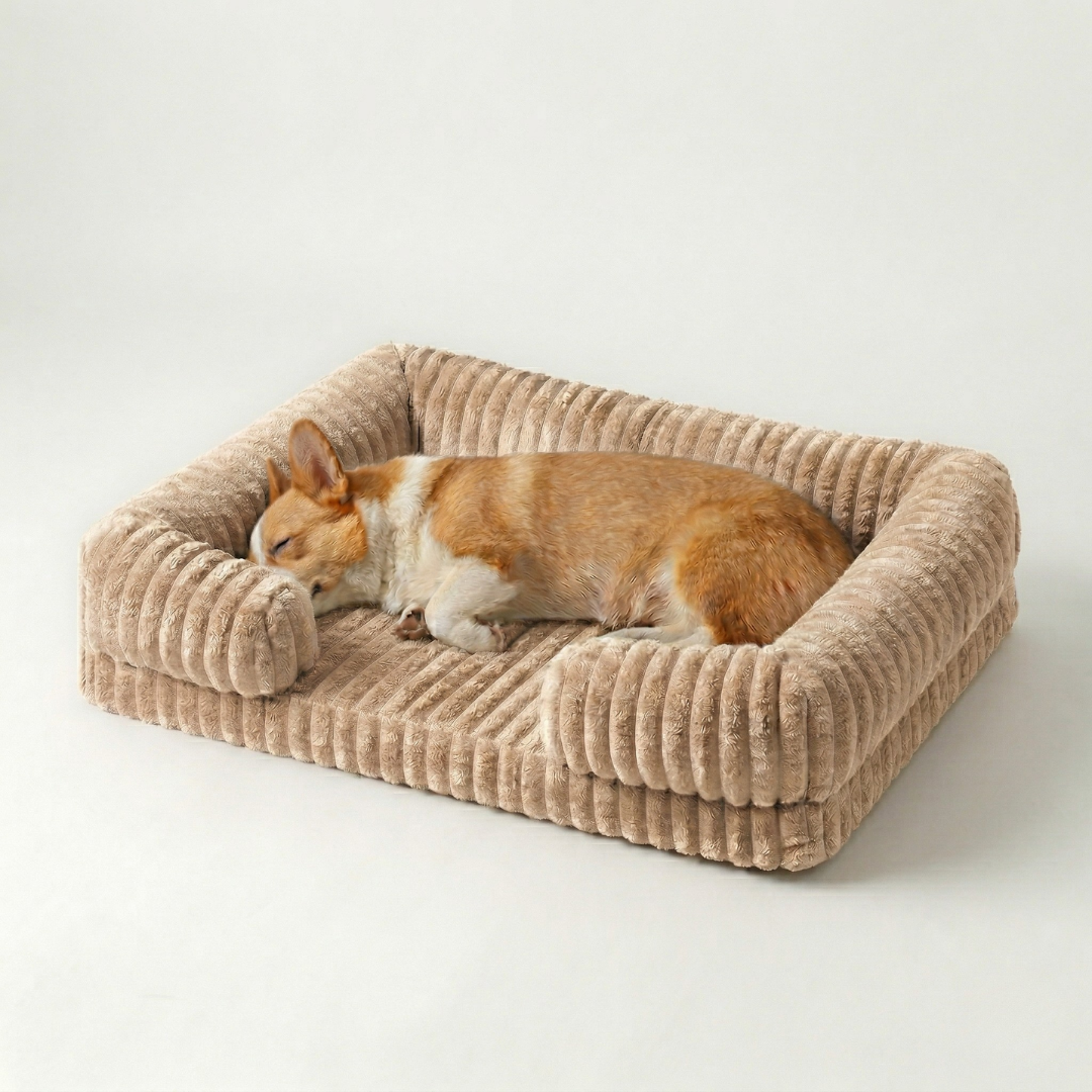 Thrives Outdoor | Slumbrex Dog Bed Sofa-Style with PP Cotton Filling