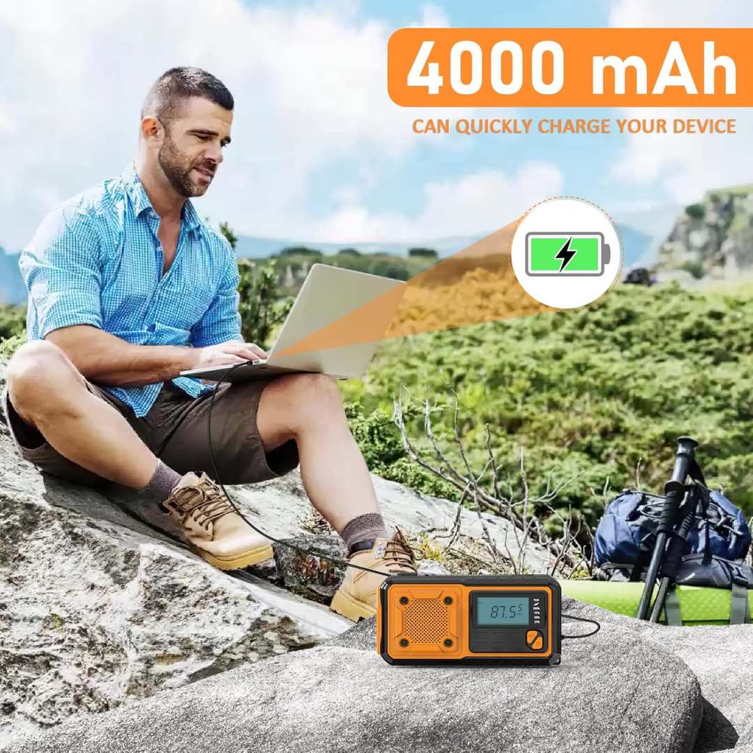 Thrives Outdoor | Solavox Portable Emergency Crank Radio