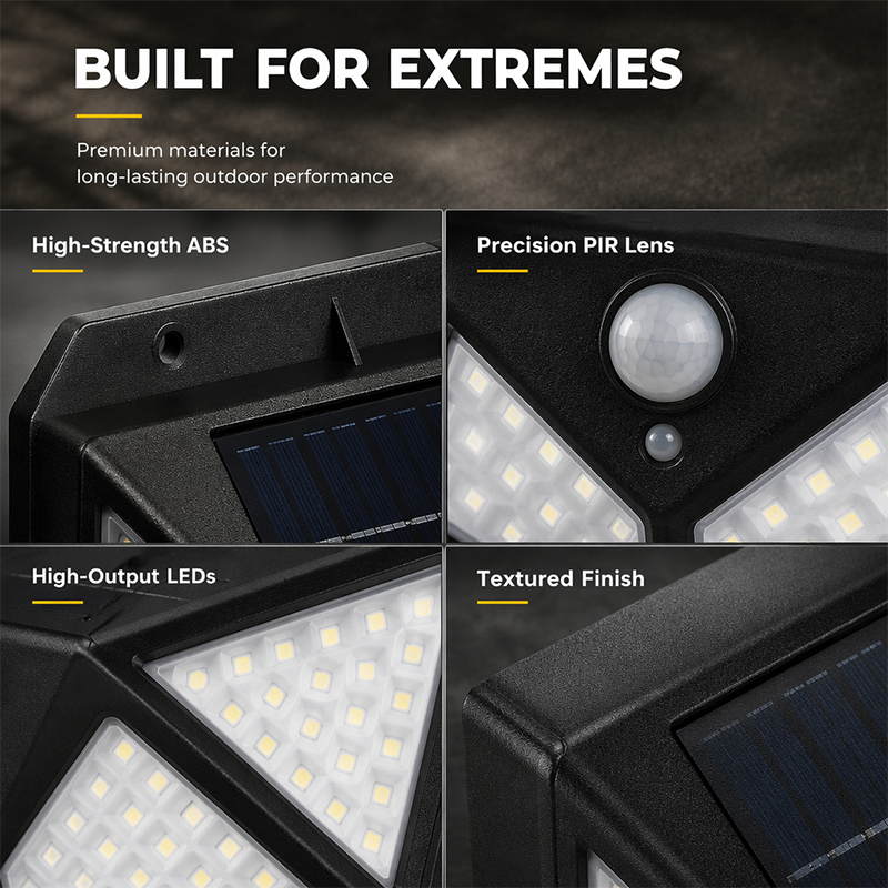 Motion Sensor Solar Lights – Bright Outdoor Lighting, Light Up Paths, Gardens & Driveways Automatically