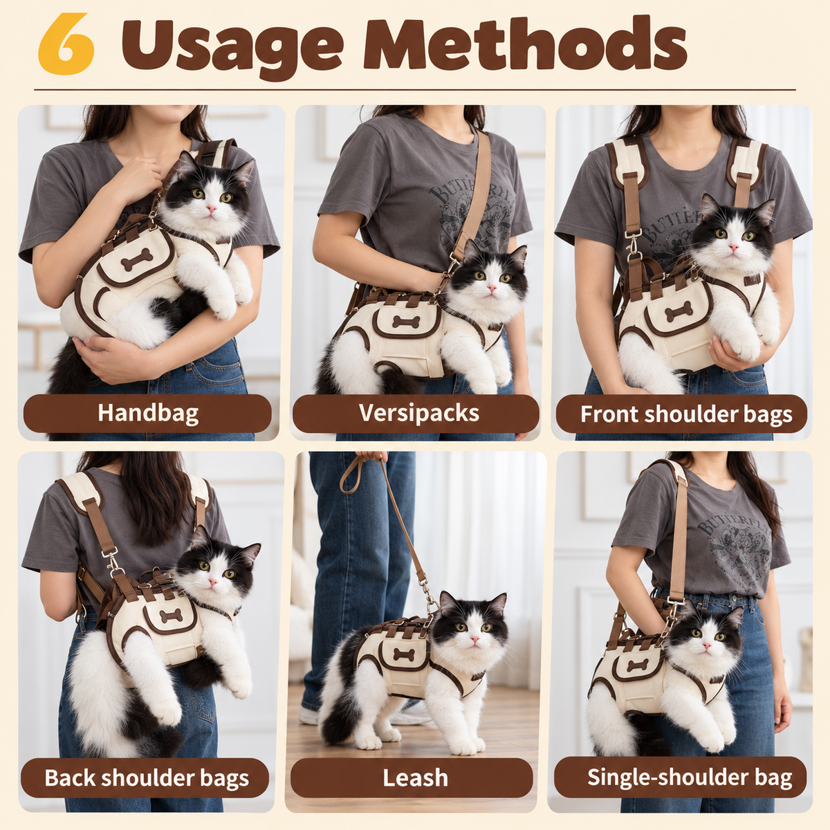 Multifunctional Backpack with Strap