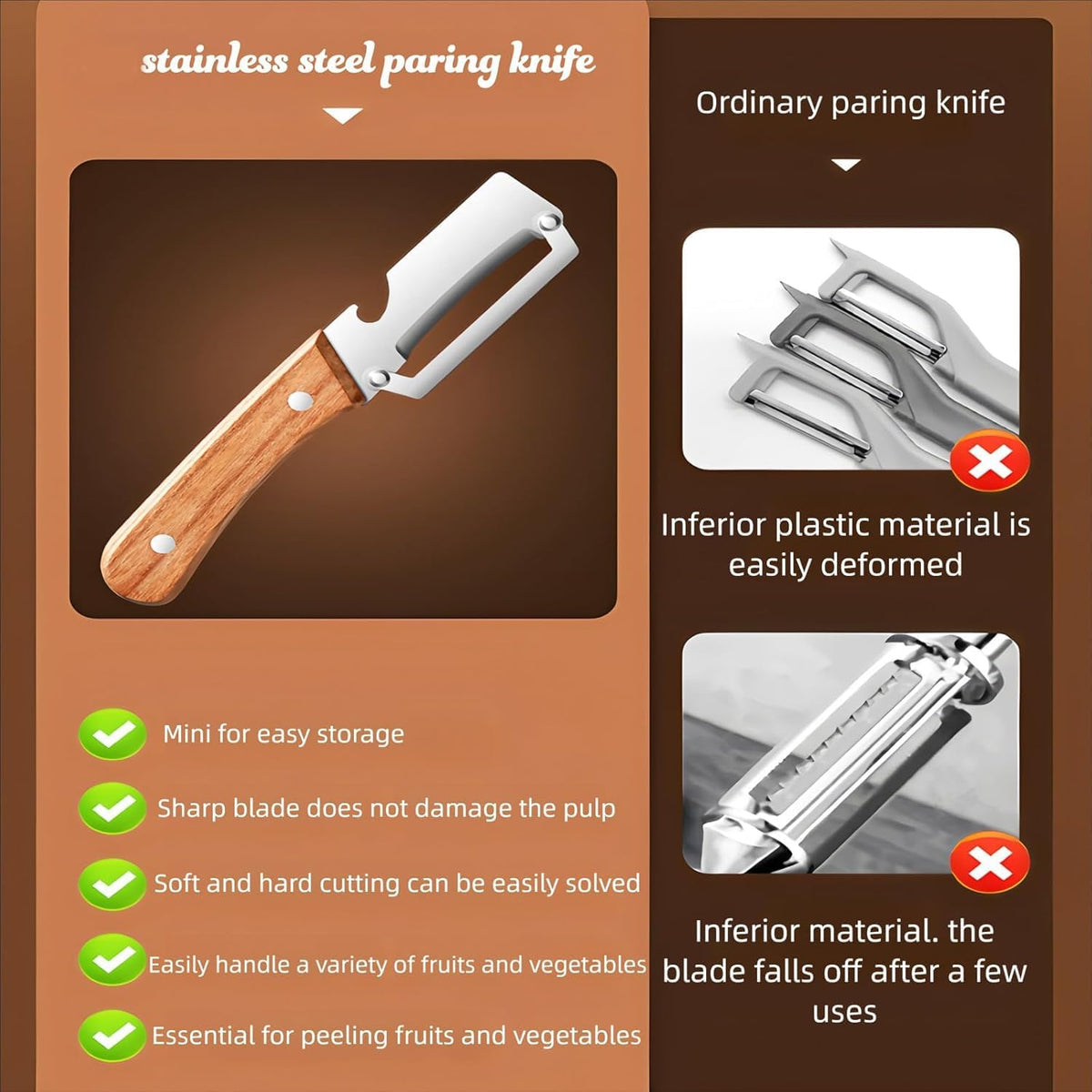 Multifunctional Peeler: Multifunctional Fruit and Vegetable Peeling Tool