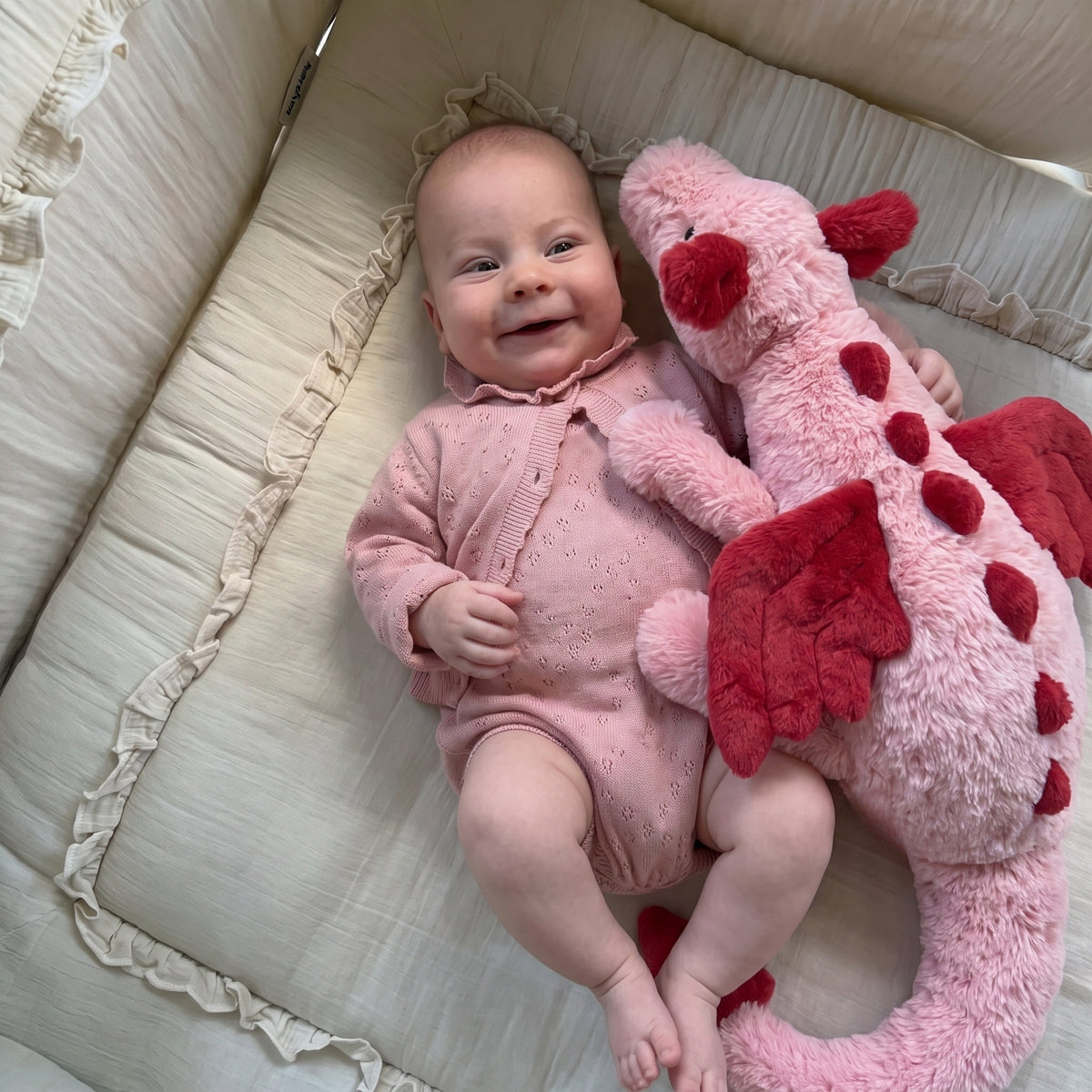 Dragon Plush Toy in Soft Fabric