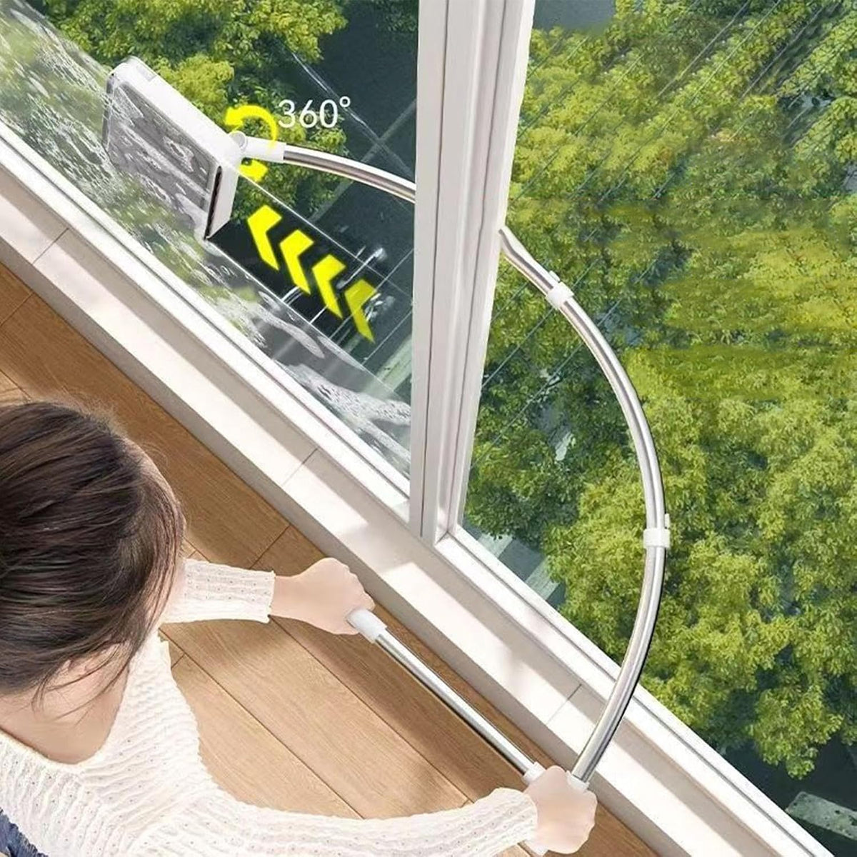 Dual Mode Extendable Window Cleaning Tool