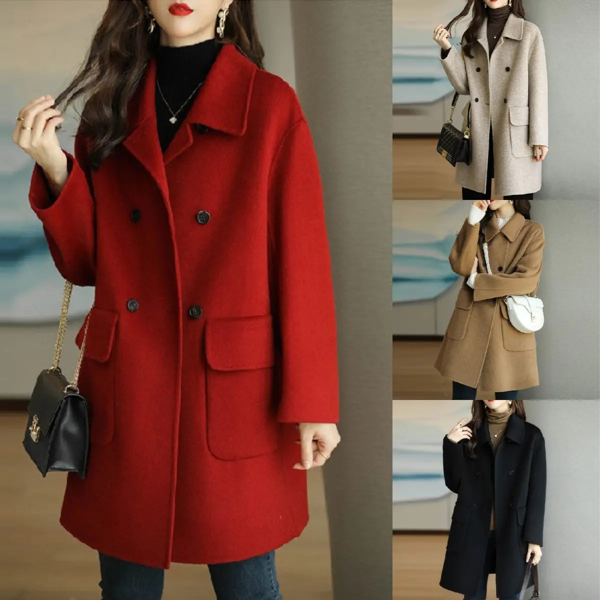 Reversible Cashmere Coat