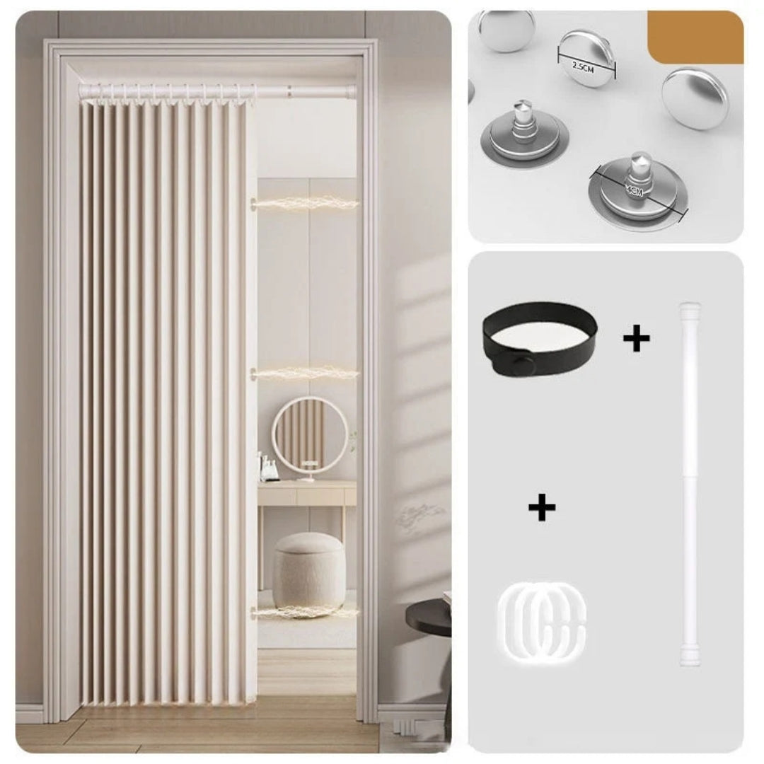 Door Curtain Without Drilling