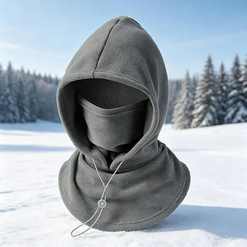 Fleece Balaclava Hood – Full Face & Neck Winter Protection for Outdoor Adventures